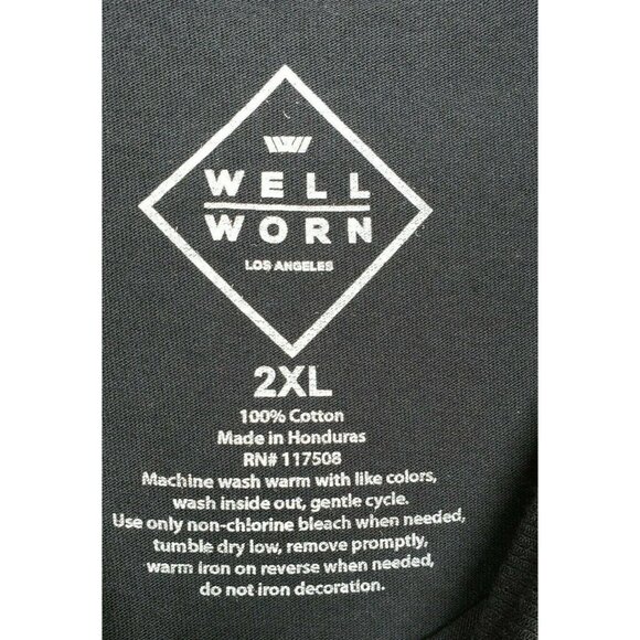 Well Worn Los Angeles: And Still We Rise Lion and Africa Logo 2XL T-Shirt, 100% - Picture 3 of 6